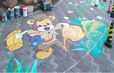 抚州夏季画地面彩绘会遇到的问题