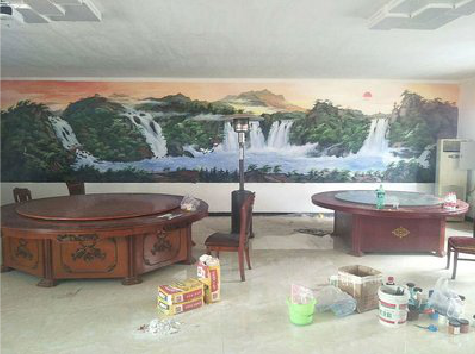 抚州墙绘-写实风景