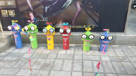 抚州商业区彩绘