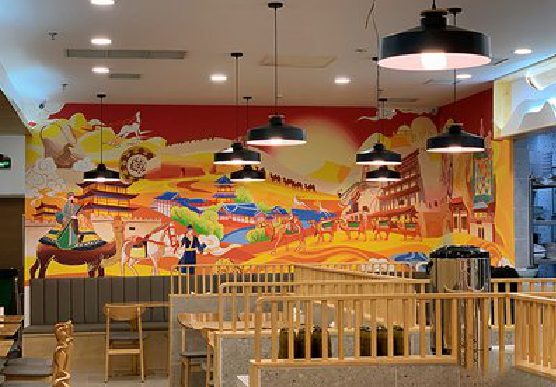 抚州商业空间彩绘介绍。