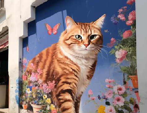 抚州自己绘制有个性的手绘墙