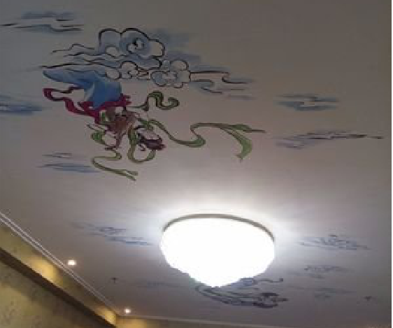 抚州如何快速绘制天花板上的手绘墙？