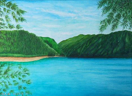 抚州在墙绘中，如何绘画绿水青山？