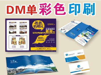 抚州单页印刷，色彩搭配简单。