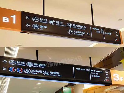 抚州如何通过商场标识牌引导客流分布？